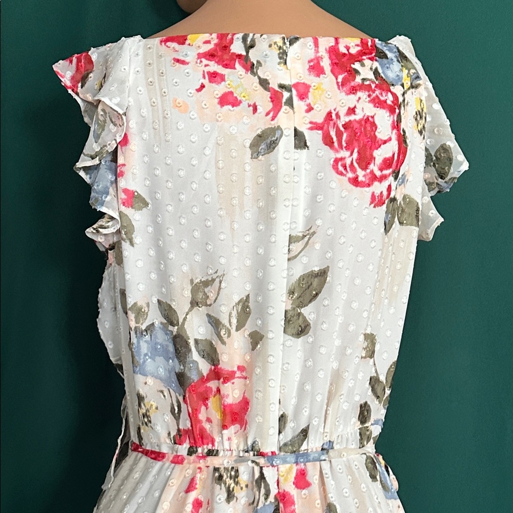 Floral Ruffle Dress - Picture 3 of 4